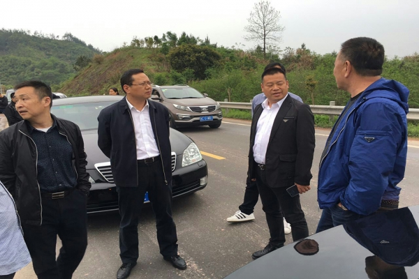 4.14蓮都區(qū)領(lǐng)導(dǎo)赴現(xiàn)場(chǎng)調(diào)研，關(guān)心支持公司發(fā)展后勁