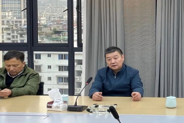 麗水市建設(shè)局黨組書記、局長(zhǎng)鐘小松一行到浙江中立建設(shè)有限公司走訪